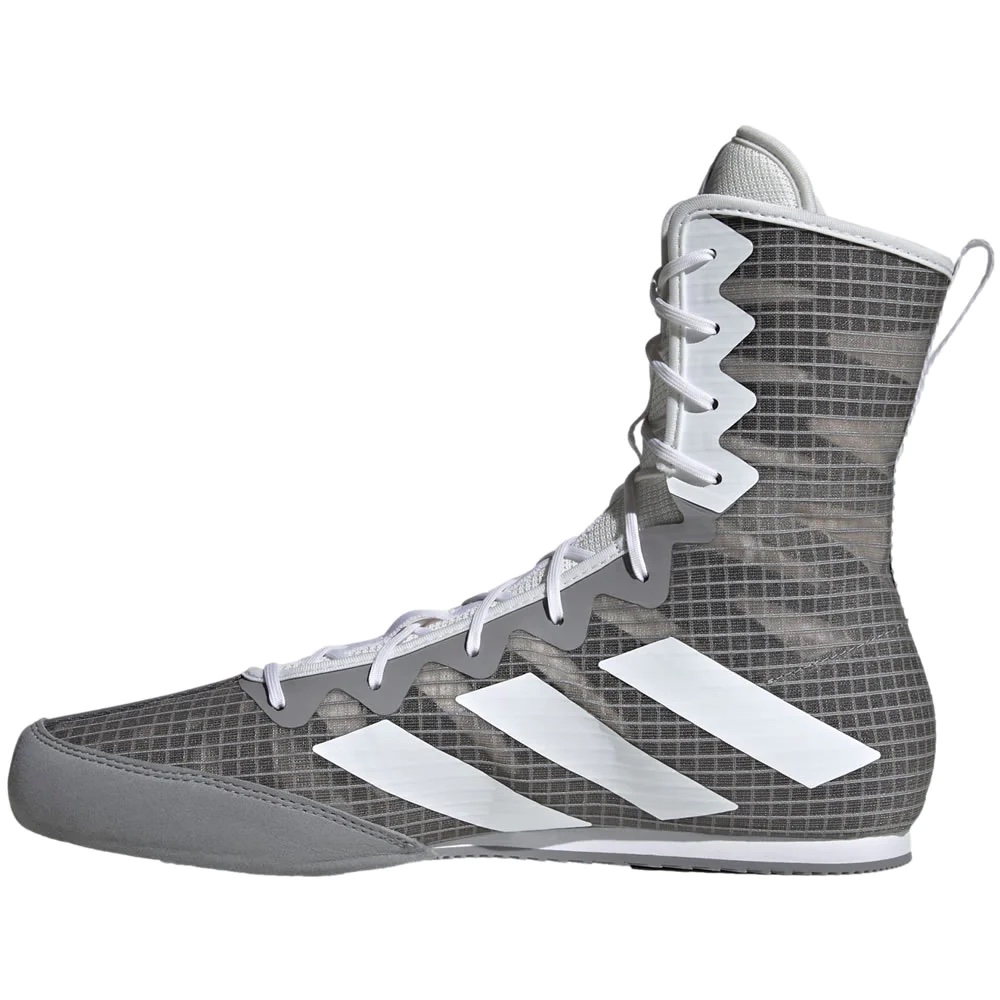 Adidas Box Hog 4 Boxing Shoes Grey/White